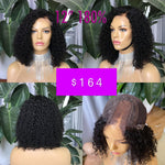 Curly Side Part Lace Closure Wig